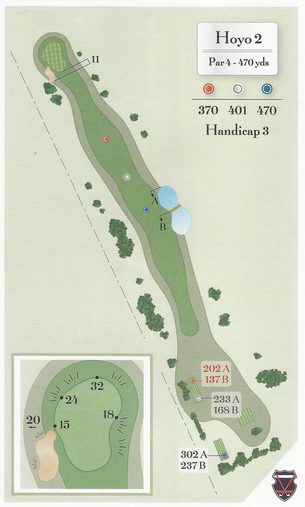 Diagram of hole 2